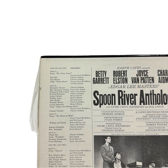 Spoon River Anthology Broadway Cast Columbia Masterworks OL 6010 Vinyl Record - Picture 9 of 15